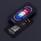 Barbershop Classic Rood Wit Blauw Barber Pool Visitekaartje