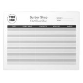 Barbershop Client Record Notitieblok (Voorkant)