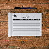 Barbershop Client Record Notitieblok