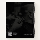 Barbershop Custom Spiral Notitieboek (Achterkant)