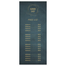 Barbershop elegante  goud en marine diensten