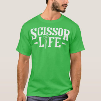 Barbershop Hairdresser Beard Scissor Life Barber T-shirt