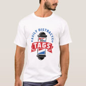 Barbershop Harmony gemakkelijk verstoord door Labe T-shirt (Voorkant)