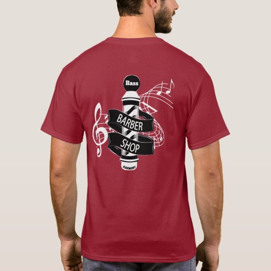 Barbershop Harmony T-Shirt (Achterkant)