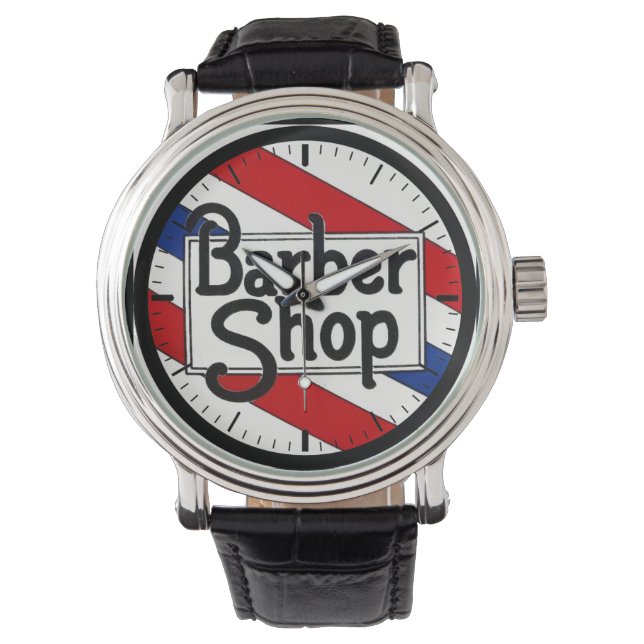 Barbershop Horloge (Voorkant)