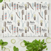 Barbershop Icons Theedoek (Gevouwen)