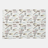 Barbershop Icons Theedoek (Horizontaal)