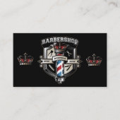 Barbershop Klassic Logo personaliseren Visitekaartje (Voorkant)