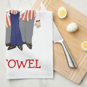 Barbershop Kwartet Bar Towel personaliseren Theedoek (Quarter Fold)