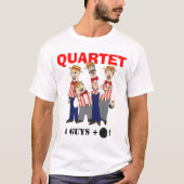 Barbershop Kwartet T-shirt (Voorkant)