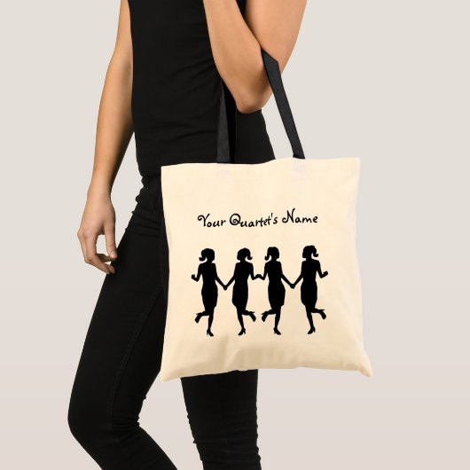 Barbershop Kwartet Tote Bag (Voorkant (product))
