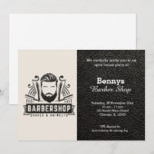 Barbershop leder open dag kaart (Voorkant / Achterkant)