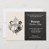 Barbershop leder open dag kaart (Voorkant)