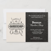 Barbershop leder open dag kaart (Voorkant)