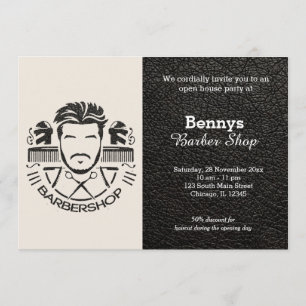 Barbershop leder open dag kaart