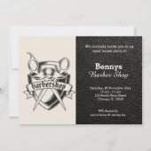 Barbershop leder open dag kaart (Voorkant)