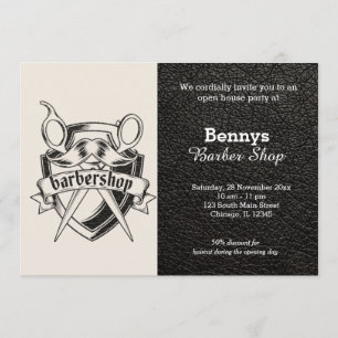 Barbershop leder open dag kaart