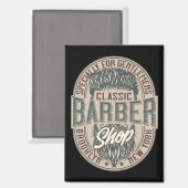  Barbershop Logo Magneet (Voorkant / Achterkant)