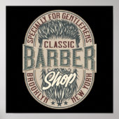  Barbershop Logo Poster (Voorkant)