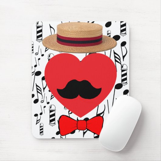 Barbershop Lover Muismat (Met muis)