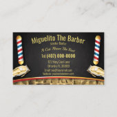 Barbershop Loyalty Kaart (Barberpool en clippers) Visitekaartje (Voorkant)