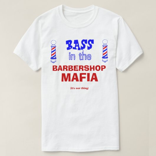 Barbershop Mafia T-shirt (Design voorkant)