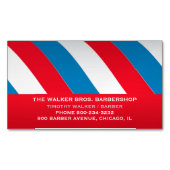 Barbershop Magnetisch Visitekaartje (Voorkant)