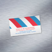 Barbershop Magnetisch Visitekaartje (Voorbeeld)