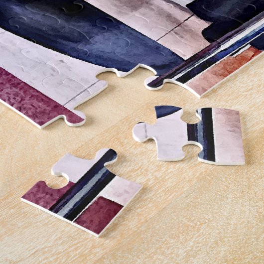 Barbershop met kaasrek legpuzzel (Zijkant)