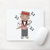 Barbershop Music Singer Gift Muismat (Met muis)