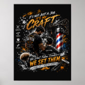 Barbershop Muur Kunst Poster (Voorkant)