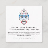 barbershop over rietsuiker klantenkaartje (Voorkant)