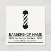 barbershop paal stempelkaart klantenkaartje (Voorkant)