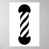 barbershop pole poster (Voorkant)