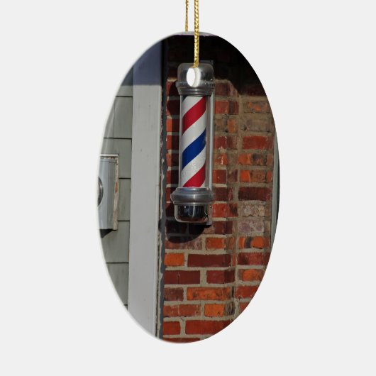 Barbershop-poolvector Keramisch Ornament (Rechts)