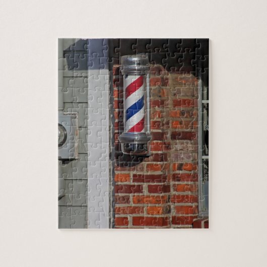 Barbershop-poolvector Legpuzzel (Verticaal)