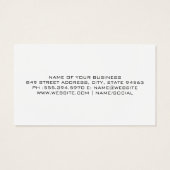 Barbershop | Punch Kaart (Achterkant)