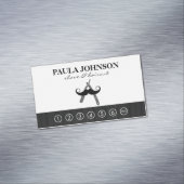 Barbershop | Punch Kaart Magnetisch Visitekaartje (Voorbeeld)