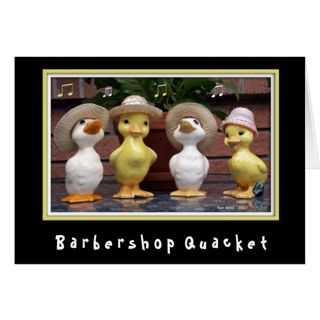 Barbershop Quacket (Voorkant Horizontaal)