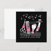 Barbershop Quartet From Hairdresser Tools Gift Kaart (Voorkant / Achterkant)