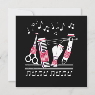 Barbershop Quartet From Hairdresser Tools Gift Kaart
