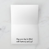 Barbershop Quartet Verjaardag Groeten Kaart (Binnen)