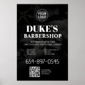 Barbershop Services Aangepast Poster (Voorkant)