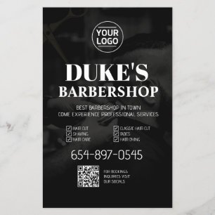 Barbershop Services op maat Flyer