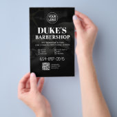 Barbershop Services op maat Flyer (Hand)