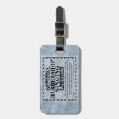 Barbershop Singing License Bagagelabel (Voorkant verticaal)