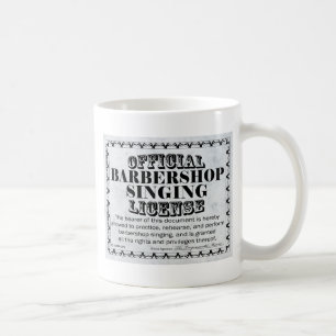 Barbershop Singing License Koffiemok