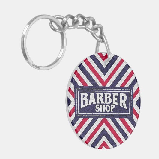 Barbershop Sleutelhanger (Voorkant Links)