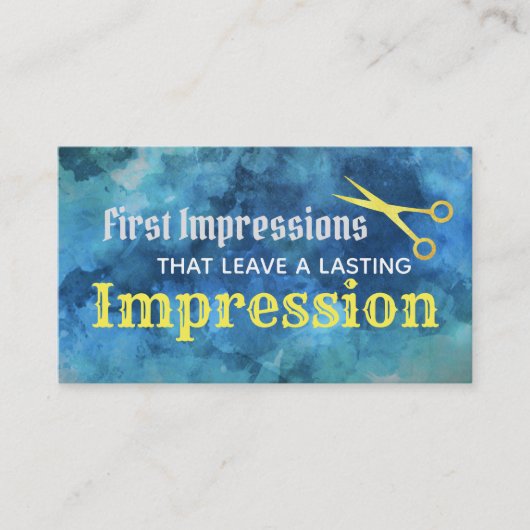 Barbershop slogans visitekaartjes (Voorkant)