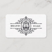 Barbershop snijdt scheerapparaten Baard Visitekaartje (Voorkant)